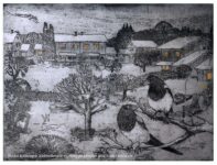 Skator kälkvägen elektokemisk etsning på Järnplåt 2024-02